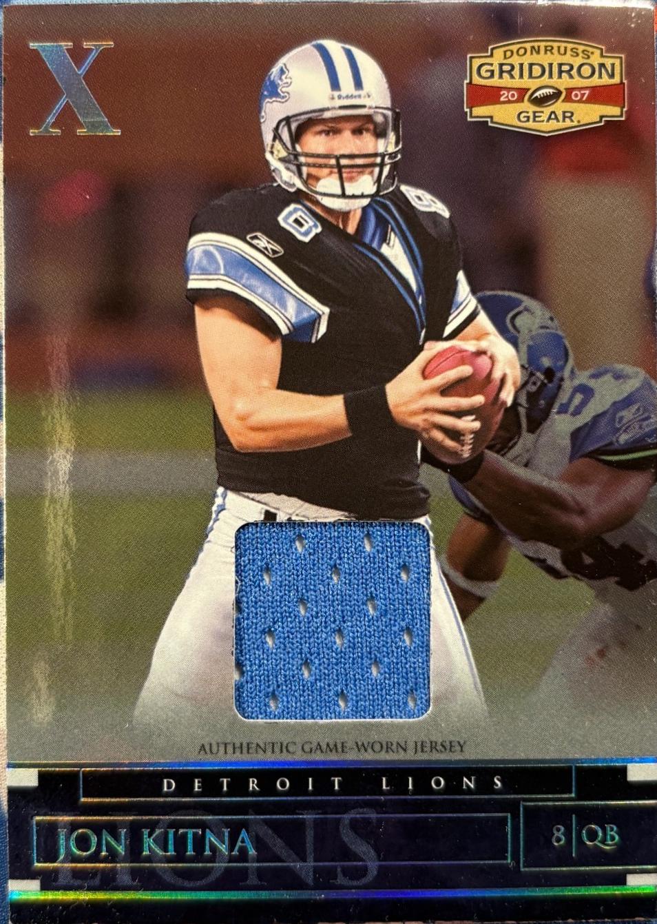 Jon Kitna #17 2007 Panini Donruss Gridiron Gear Football