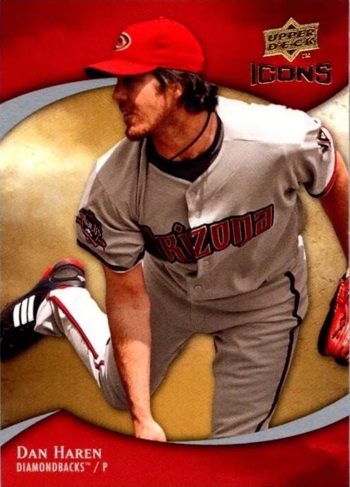 Dan Haren #29 Baseball Cards 2009 Upper Deck Icons