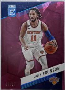 Jalen Brunson #8 Basketball Cards 2022 Panini Donruss Elite