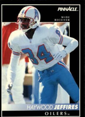 Haywood Jeffires #26 Football Cards 1992 Pinnacle