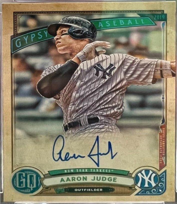 Aaron Judge #AJ Baseball Cards 2020 Topps Gypsy Queen Autographs