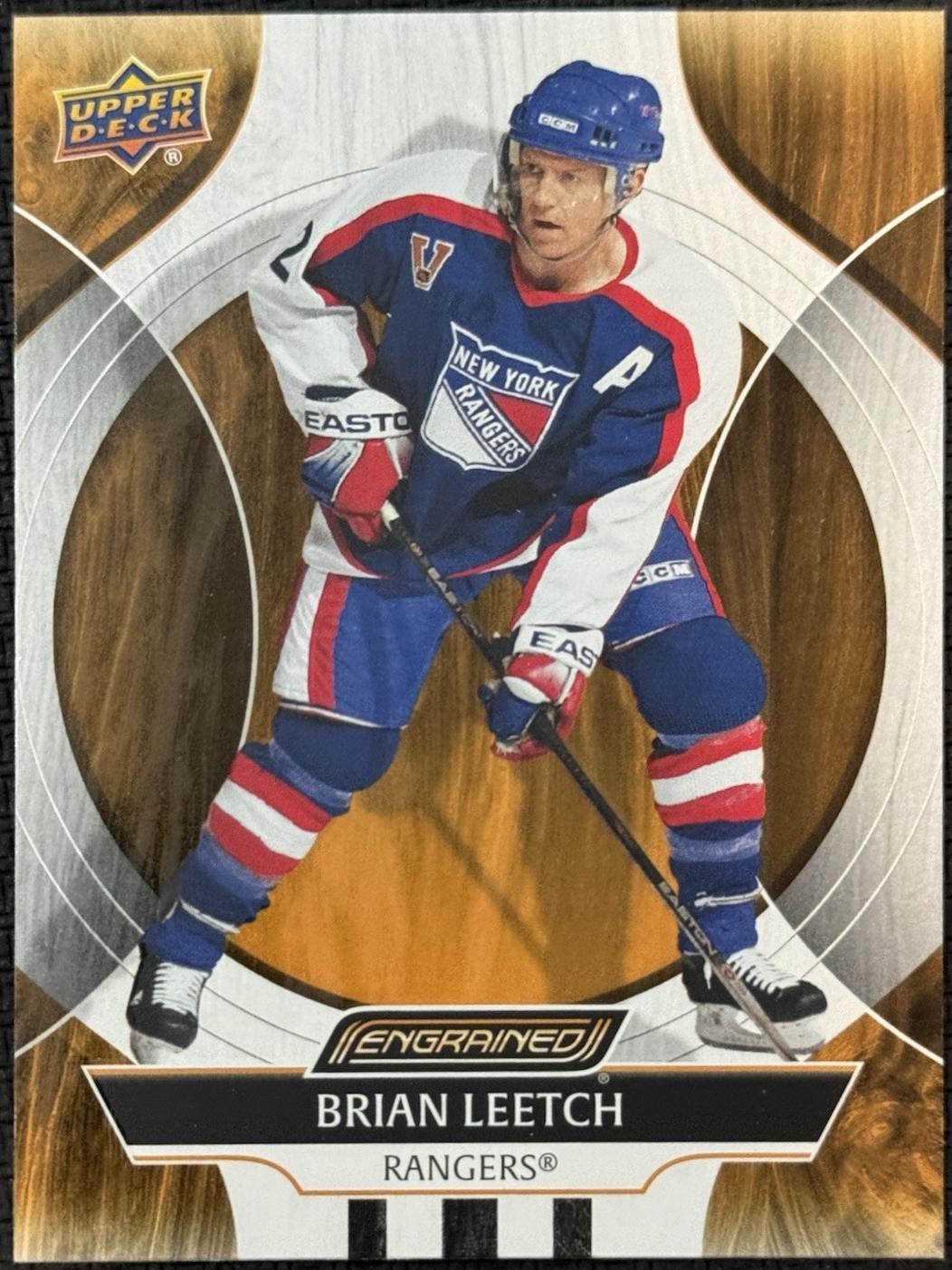 Brian Leetch #5 2024-25 Upper Deck Engrained Icons Hockey
