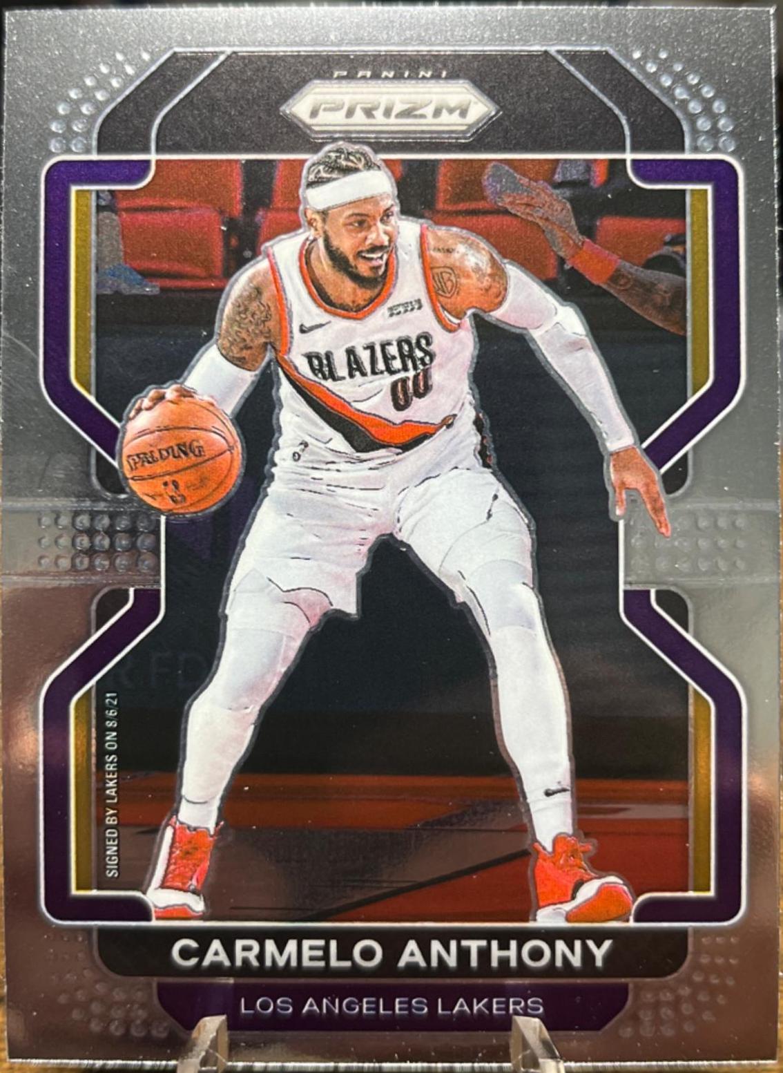 Carmelo Anthony #11 Basketball Cards 2021 Panini Prizm
