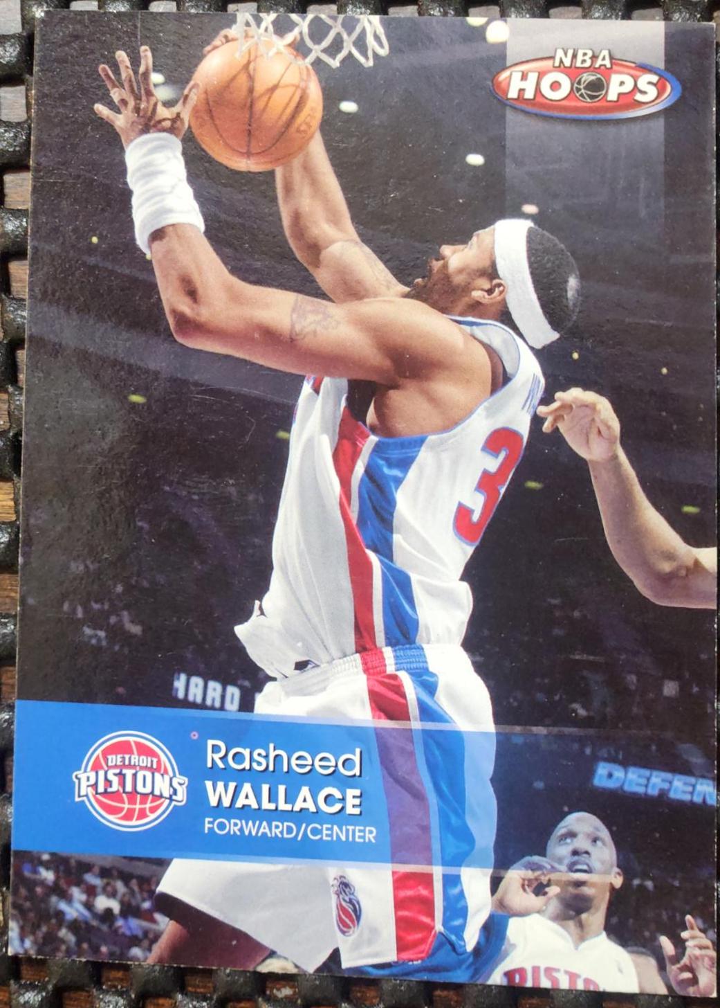 Rasheed Wallace #38 Basketball Cards 2005 Hoops