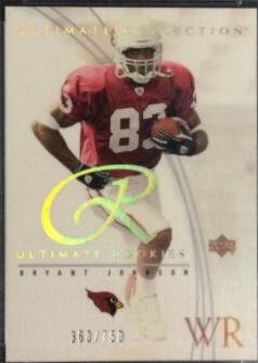 Bryant Johnson #75 2003 Ultimate Collection Football