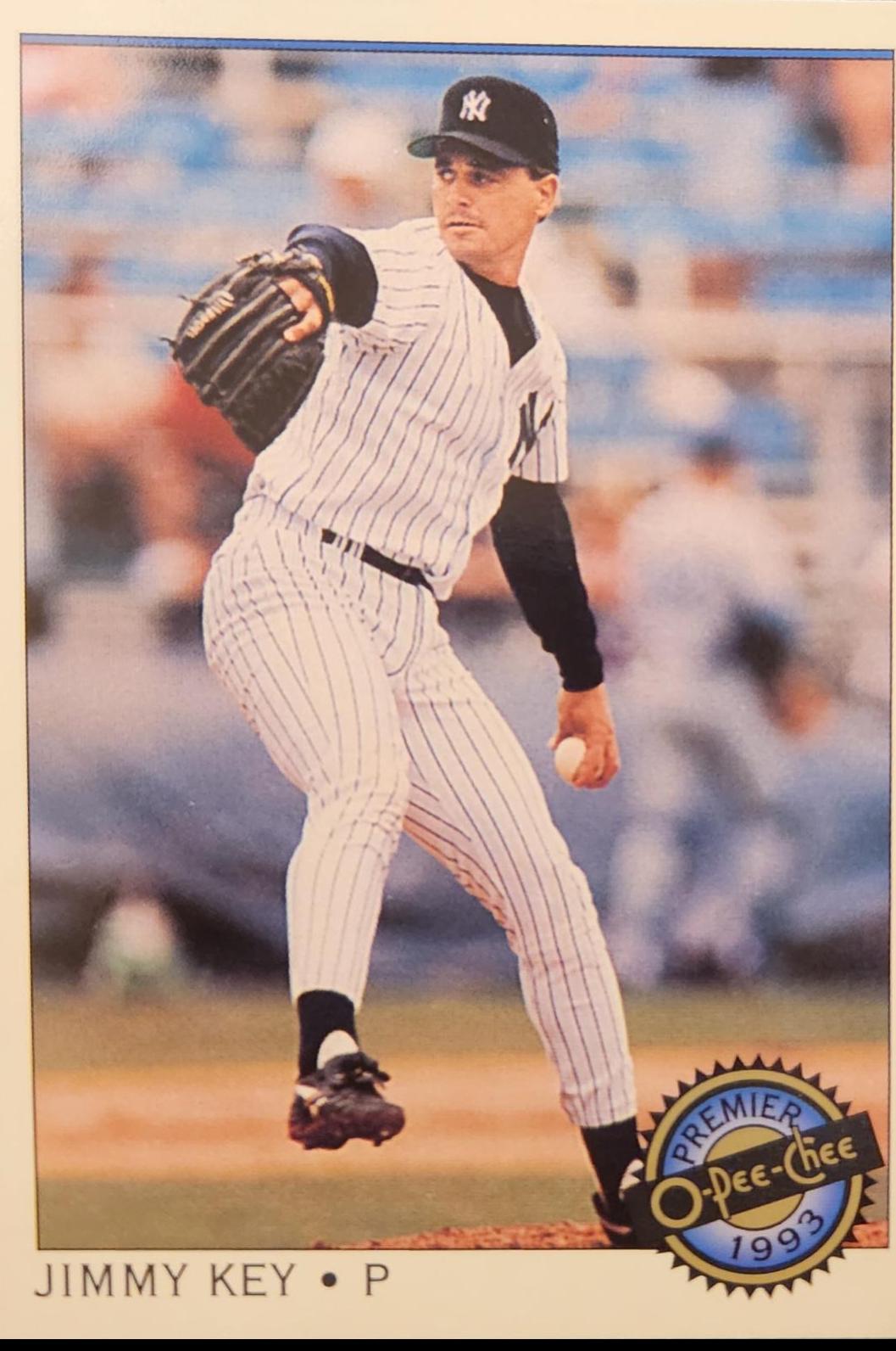 Jimmy Key #15 Baseball Cards 1993 O Pee Chee Premier