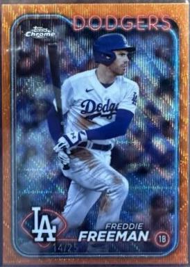 Freddie Freeman [Orange Wave Refractor] #4