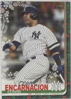 Edwin Encarnacion #HW111 Baseball Cards 2019 Topps Holiday Mega Box