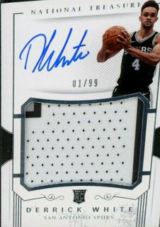 Derrick White Patch Autograph