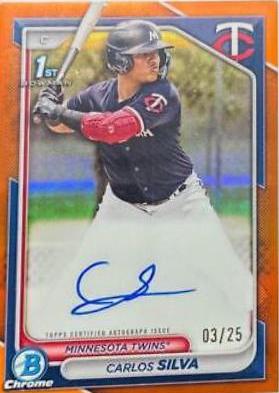 Carlos Silva [Orange Refractor] #CPA-CSI