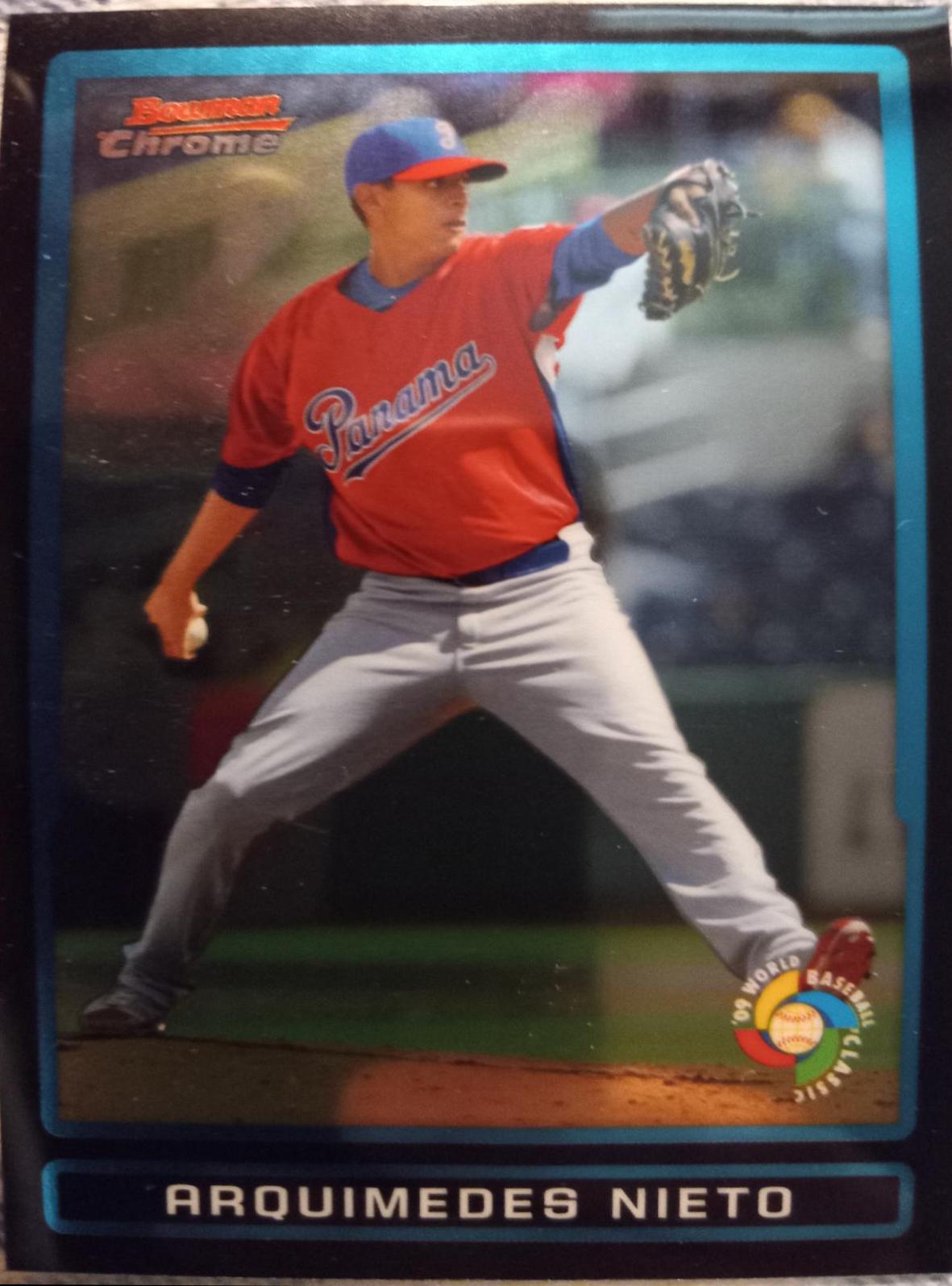 Arquimedes Nieto #BDPW12 2009 Bowman Chrome World Baseball Classic Prospects