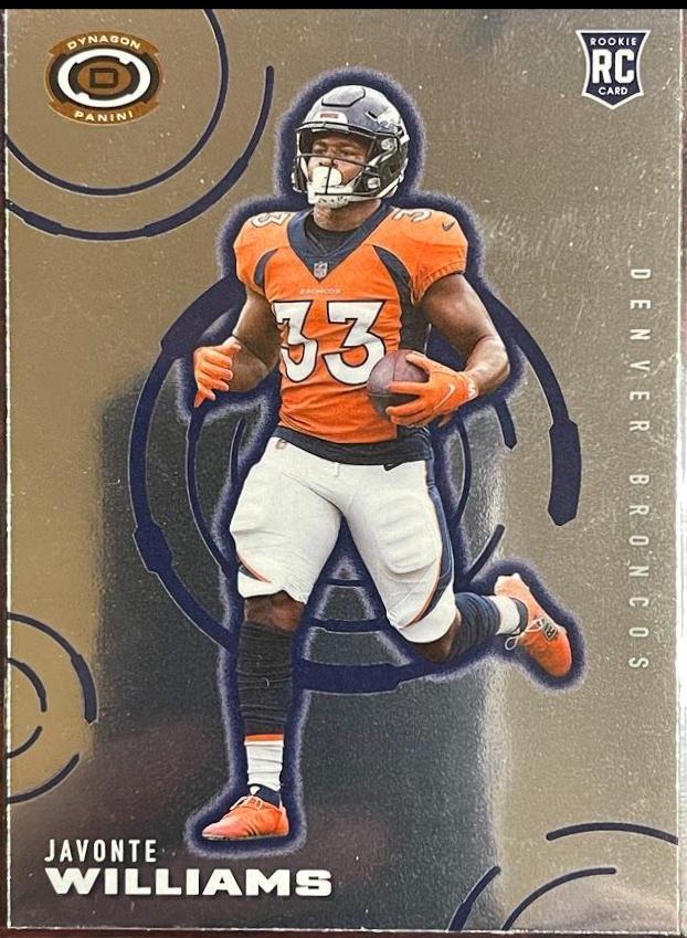 Javonte Williams #D-14 Football Cards 2021 Panini Chronicles Dynagon Rookies