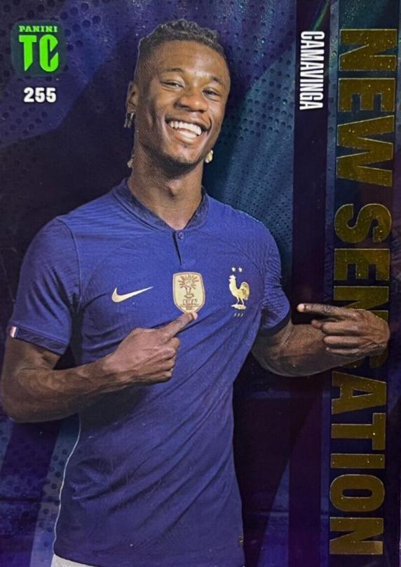 Eduardo Camavinga #255 Soccer Cards 2023 Panini Top Class