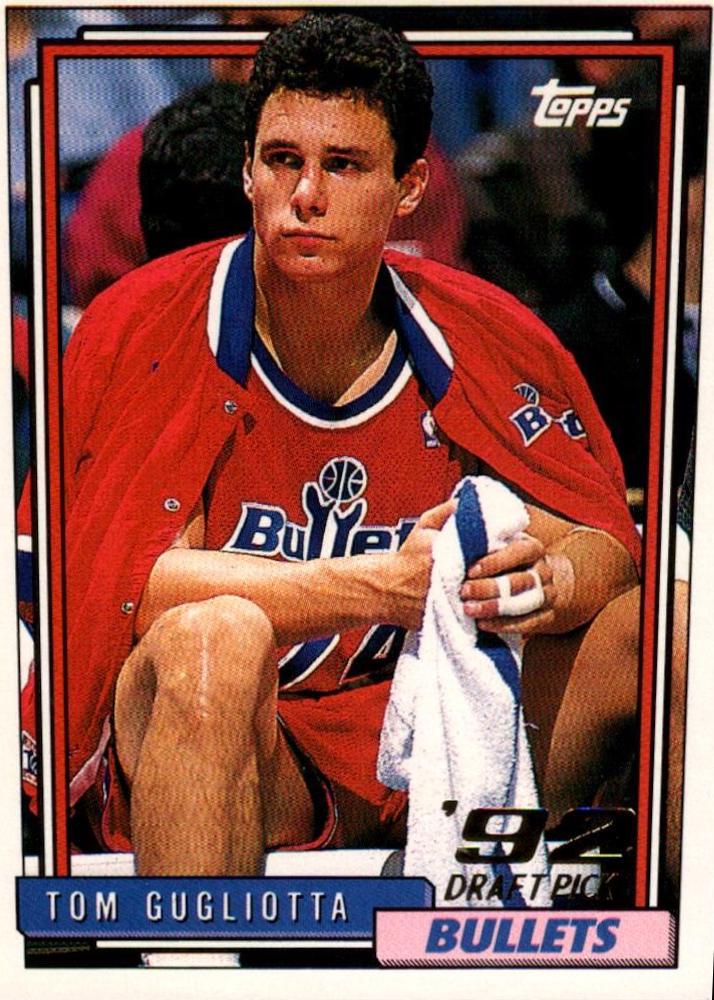 Tom Gugliotta #258 Basketball Cards 1992 Topps