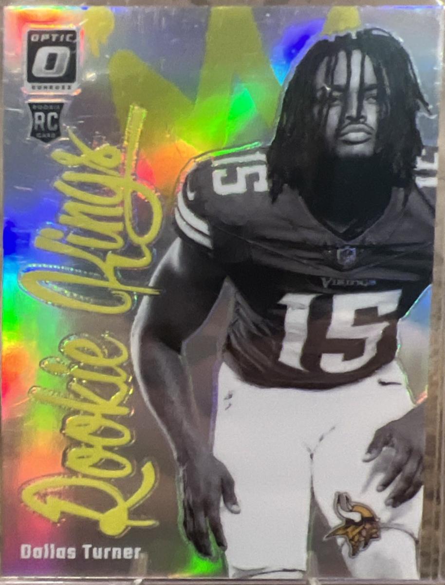 Dallas Turner #12 Football Cards 2024 Panini Donruss Optic Rookie Kings