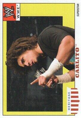 Carlito #7 Wrestling Cards 2008 Topps Heritage IV WWE