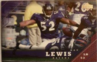 Ray Lewis #14 Football Cards 2005 Upper Deck