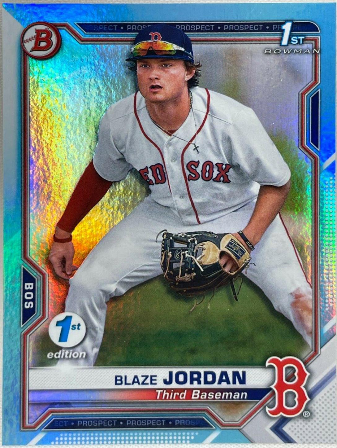 Blaze Jordan #BFE-71 2021 Bowman 1st Edition Baseball