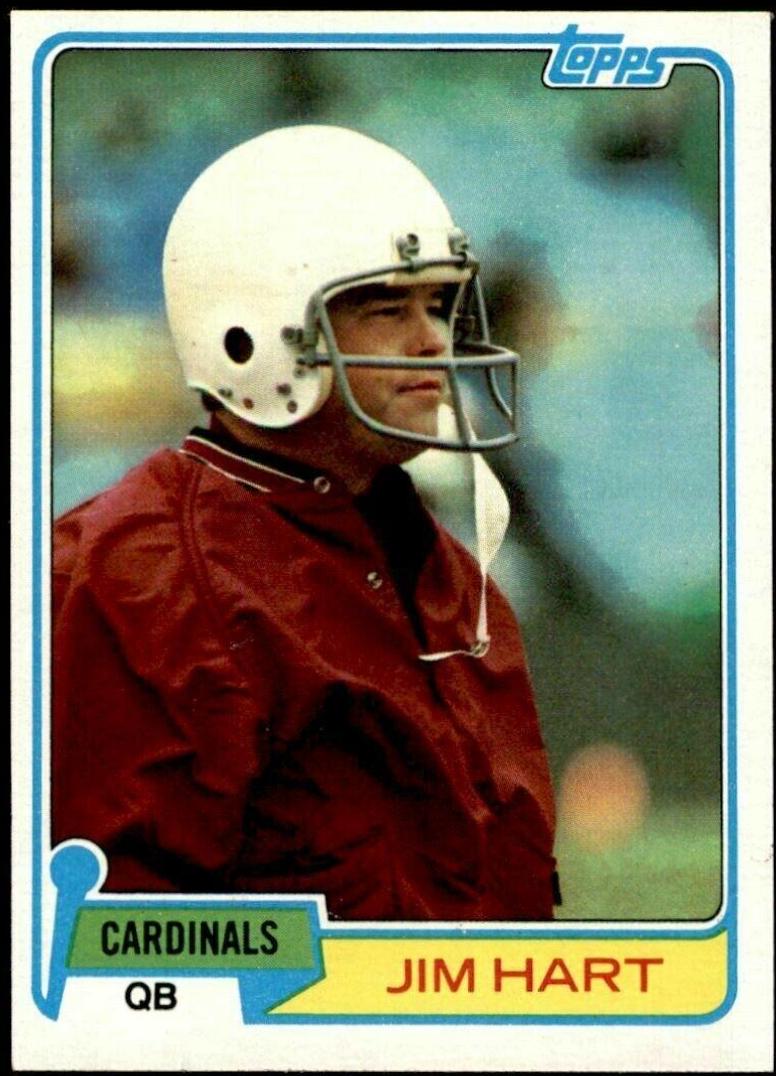 Jim Hart #401 Football Cards 1981 Topps