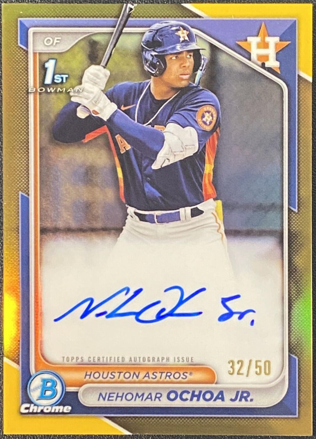 Nehomar Ochoa Jr. [Gold Refractor] #CPA-NOC