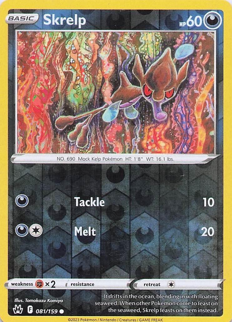 Skrelp [Reverse Holo] #81 Prices | Pokemon Crown Zenith | Pokemon