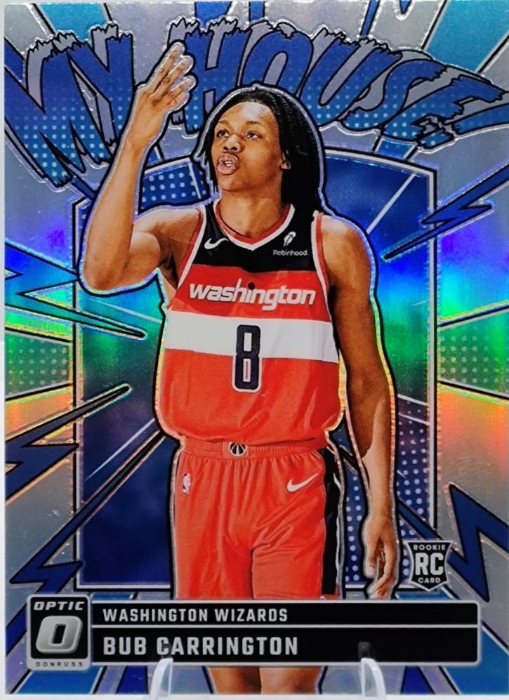 Bub Carrington #8 2024 Panini Donruss Optic My House Basketball