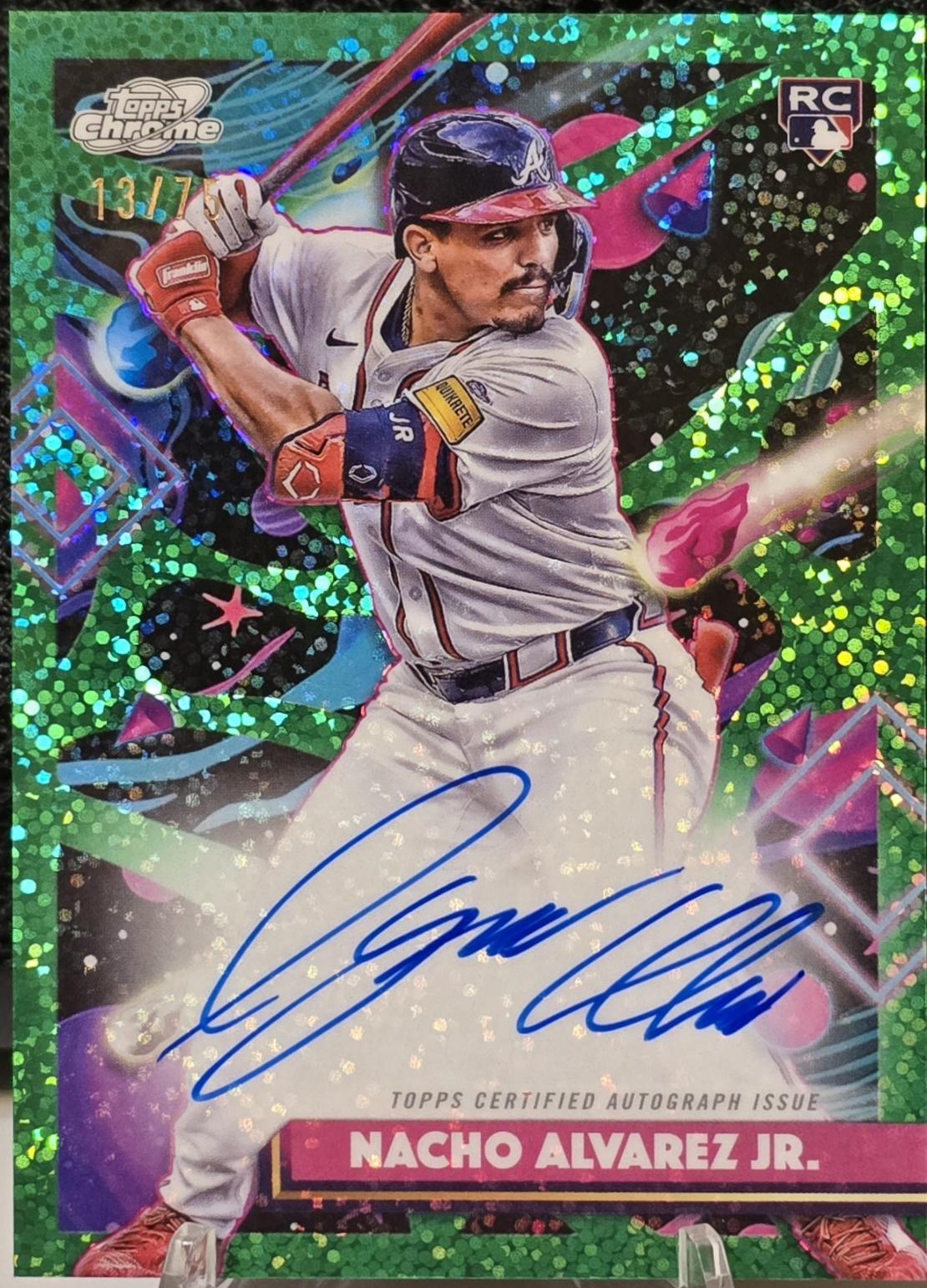 Nacho Alvarez Jr. [Green Space Dust Refractor] #CCA-NAL