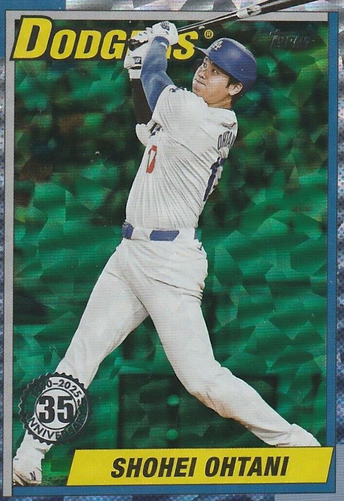 Shohei Ohtani [Green Crackle Foilboard] #T90-100 Prices | 2025