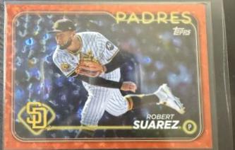 Robert Suarez [Orange Crackle Foilboard] #US298