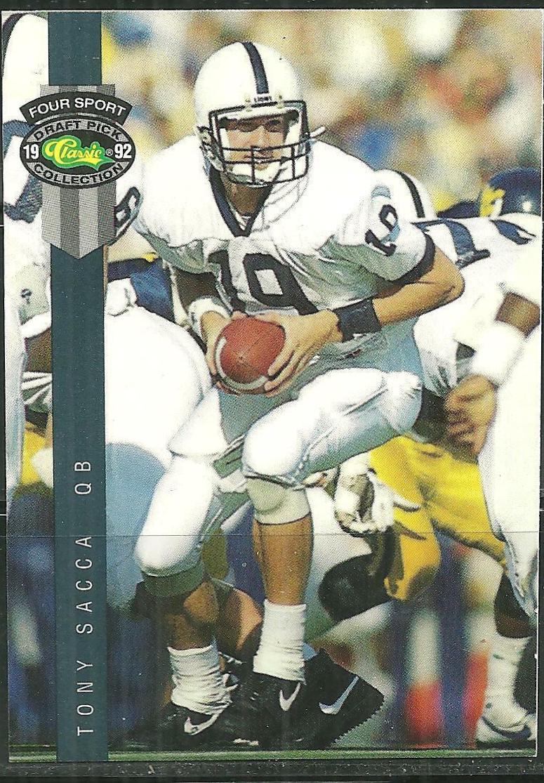Tony Sacca #98 Football Cards 1992 Classic 4 Sport