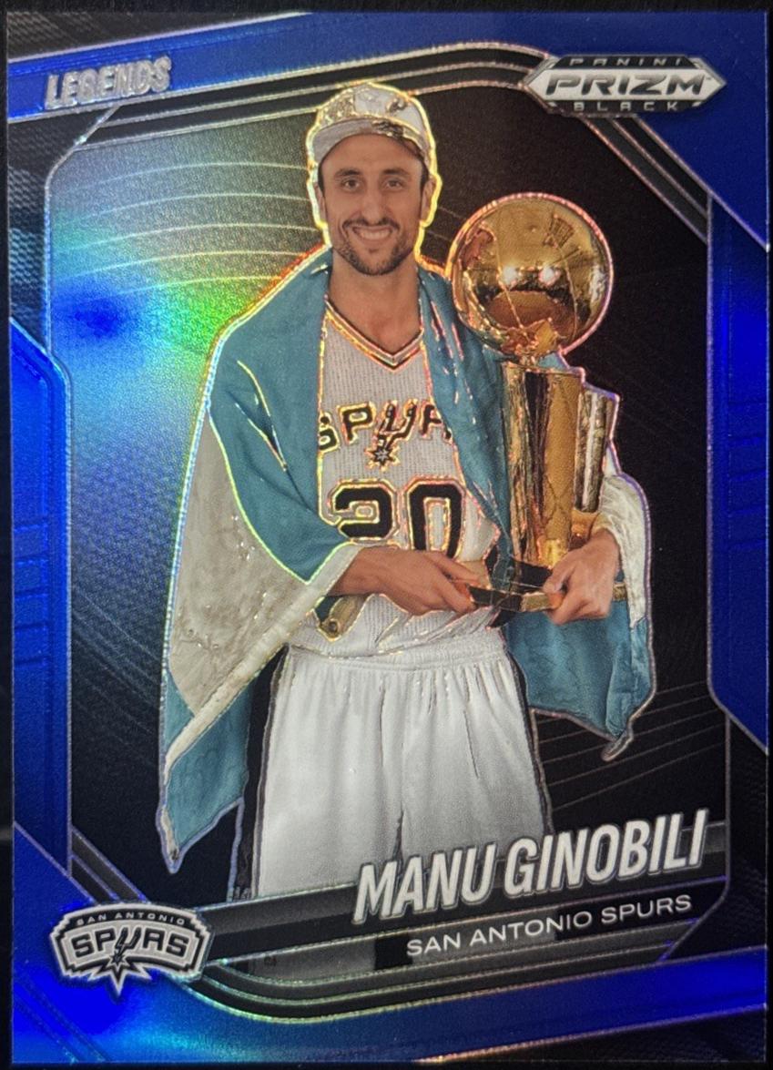 Manu Ginobili [Blue] #279 Prices | 2024 Panini Prizm Black