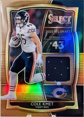 Cole Kmet Football Cards 2020 Panini Select Rookie Selections