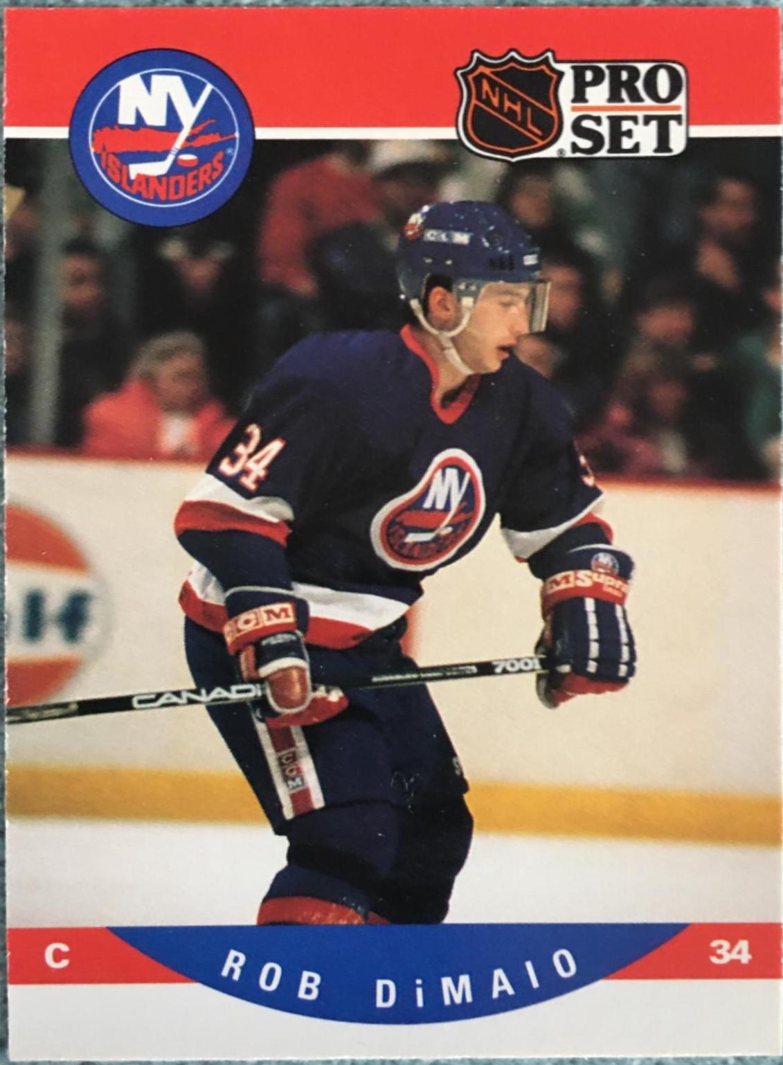 Rob Dimaio #625 Hockey Cards 1990 Pro Set