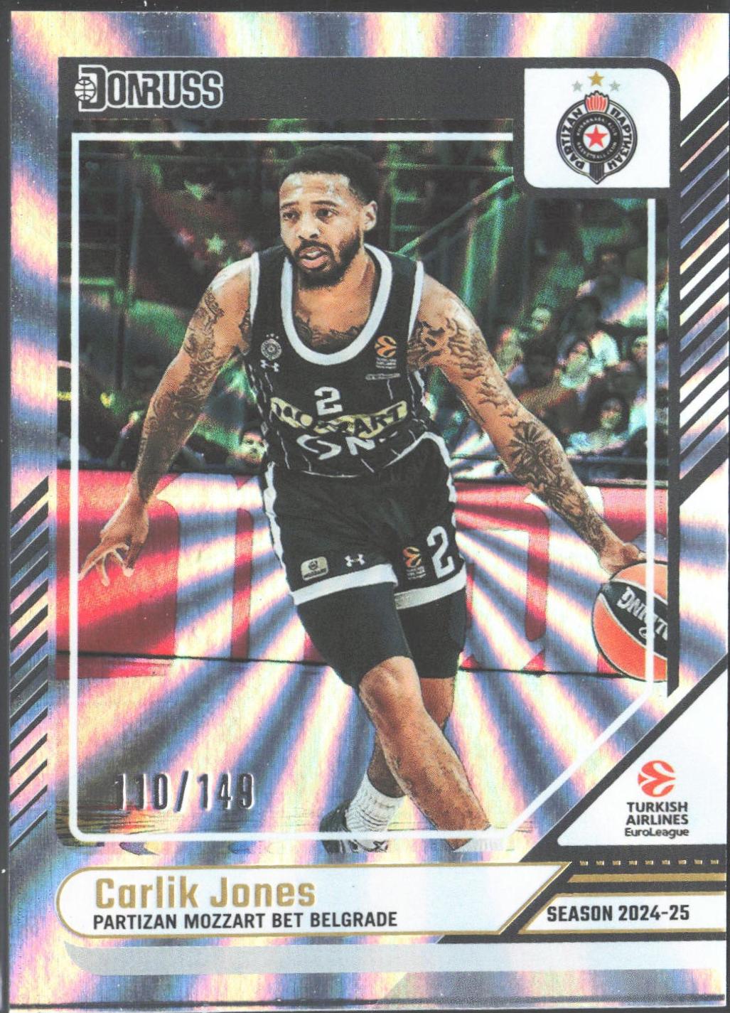 Carlik Jones #69 2024 Panini Donruss Euroleague Basketball