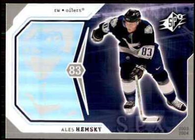 Ales Hemsky #37 Hockey Cards 2003 SPx