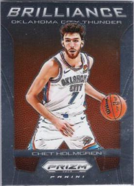 Chet Holmgren #10 Basketball Cards 2023 Panini Prizm Deca Brilliance