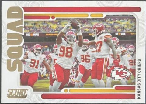 Kansas City Chiefs #S13 Football Cards 2022 Panini Score Squad