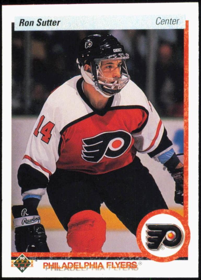 Ron Sutter #68 Hockey Cards 1990 Upper Deck