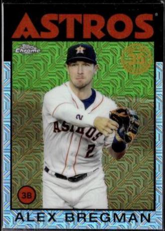 Alex Bregman #86BC-30 Baseball Cards 2021 Topps Update 1986 Chrome Silver Pack