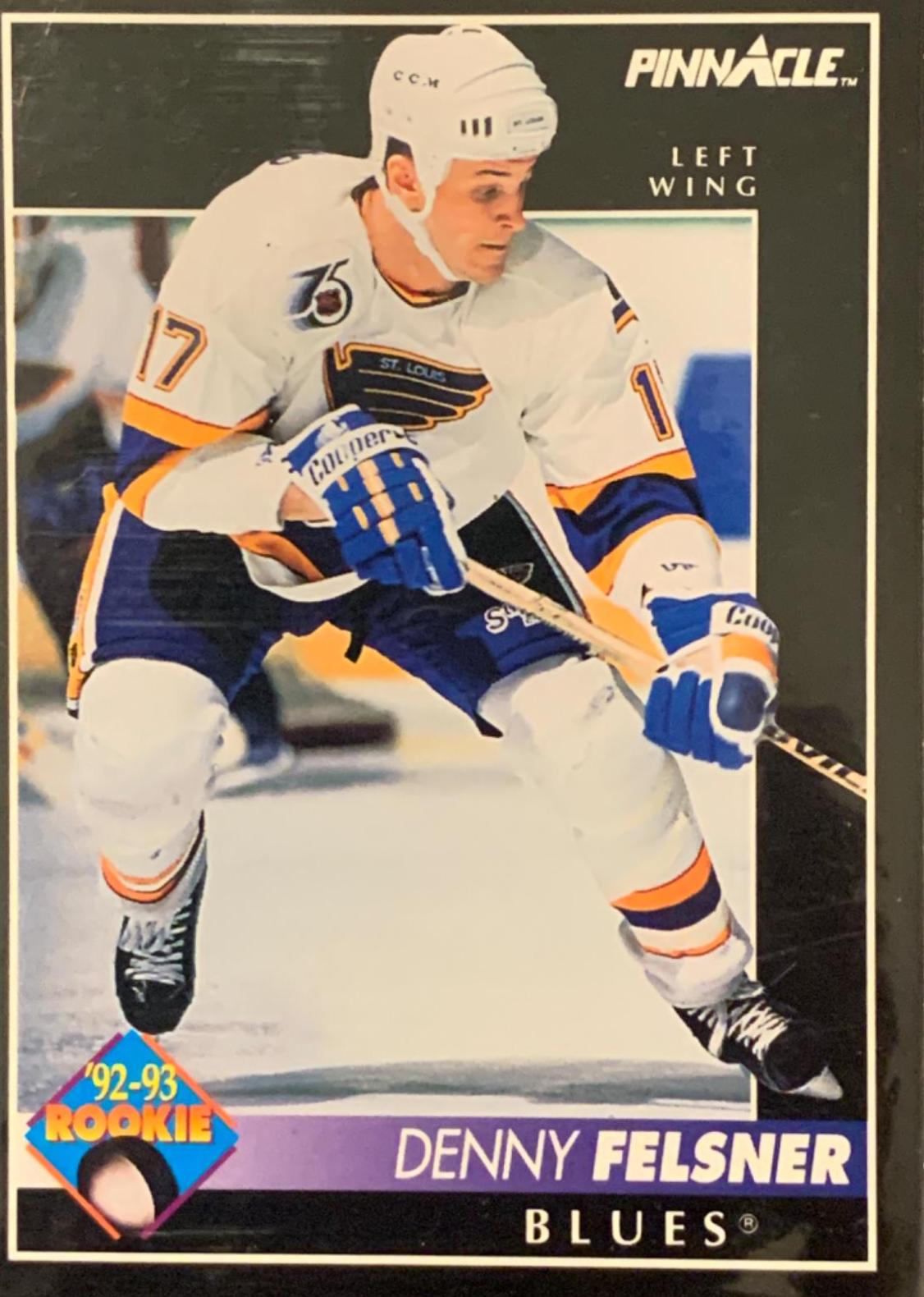 Denny Felsner #413 Hockey Cards 1992 Pinnacle