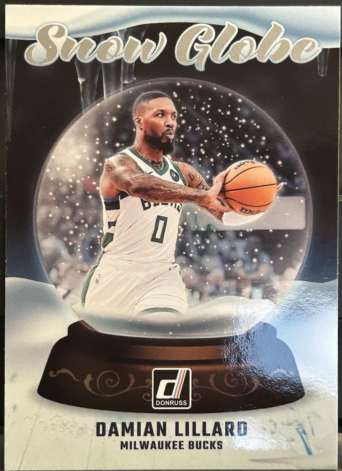 Damian Lillard #18 2024 Panini Donruss Snow Globe Basketball