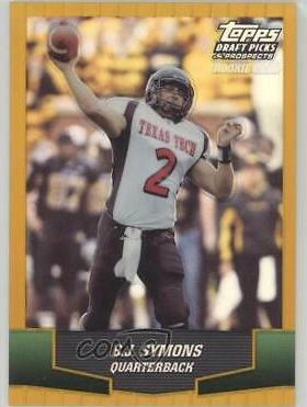 B.J. Symons [Gold Chrome Refractor] #116
