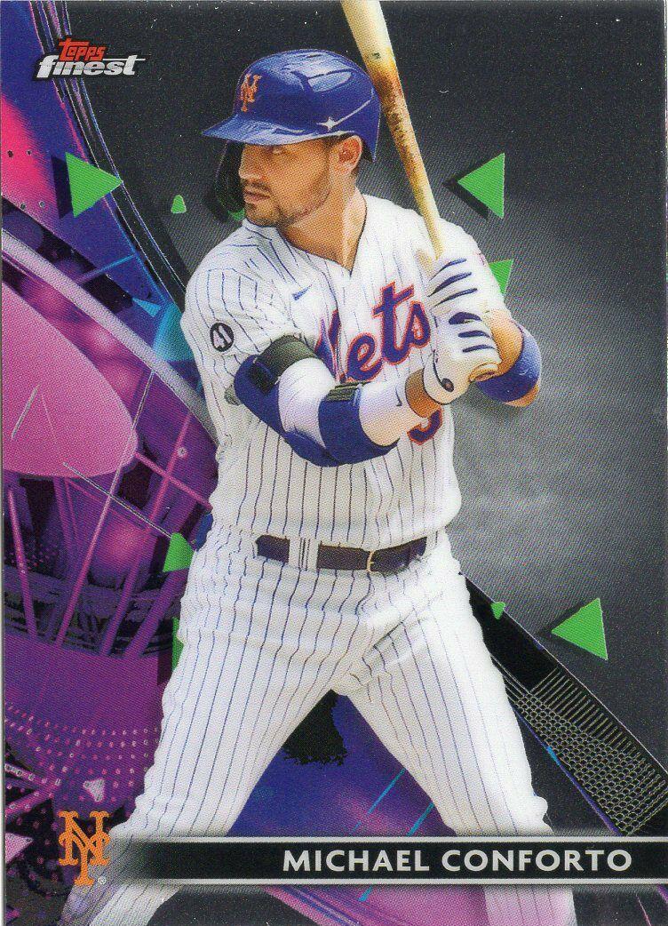 Michael Conforto #24 2021 Topps Finest Baseball