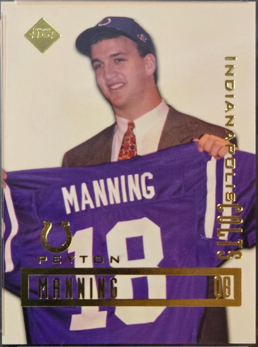 Peyton Manning Football Cards 1998 Collector's Edge