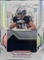 Michael Mayer #7 Football Cards 2023 Panini Flawless Rookie Patch