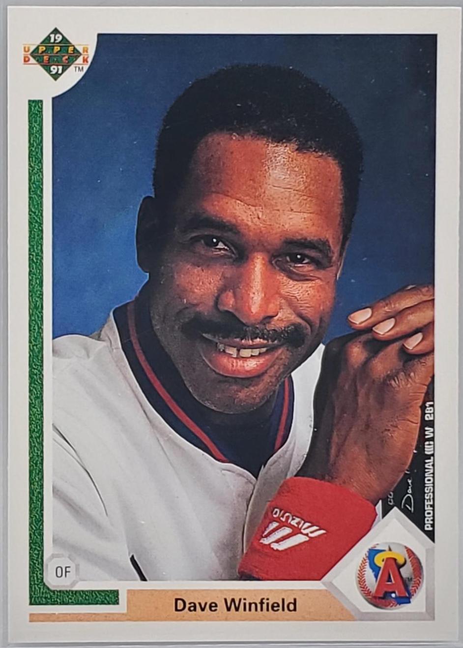 Dave Winfield #337 Baseball Cards 1991 Upper Deck