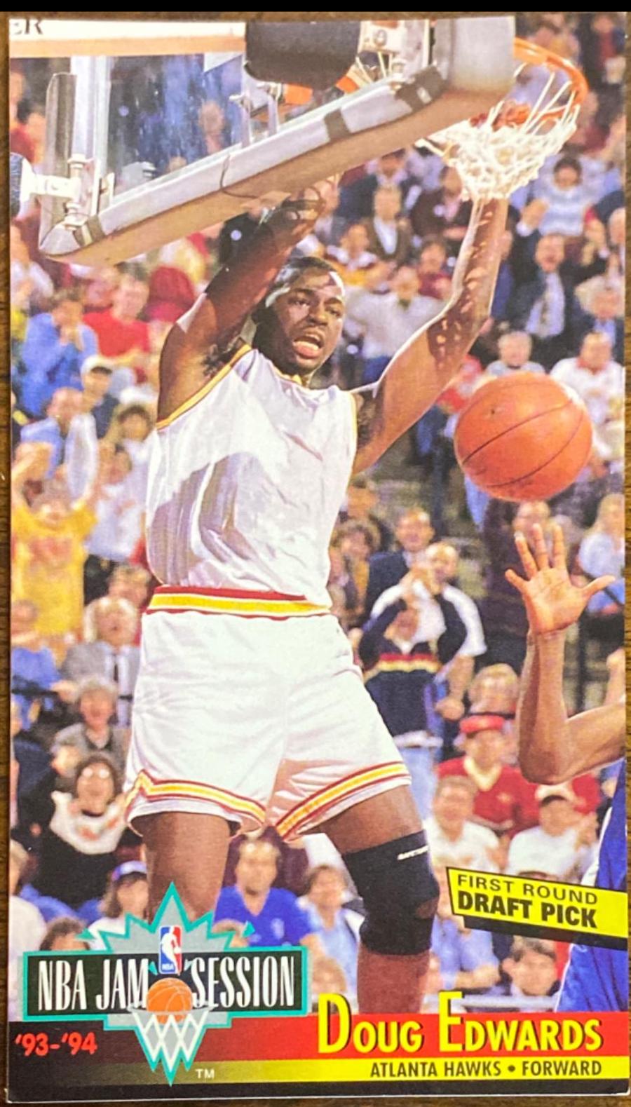 Doug Edwards #3 Basketball Cards 1993 Fleer Jam Session