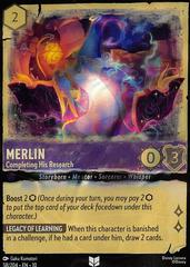 merlin lorcana card Disney Rise of the Floodborn Mentor Strength1 Willpower5 Lore Value1 Rarity Merlin Joins The Disney Lorcana