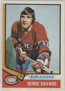 Serge Savard #53 1974-75 Topps Hockey