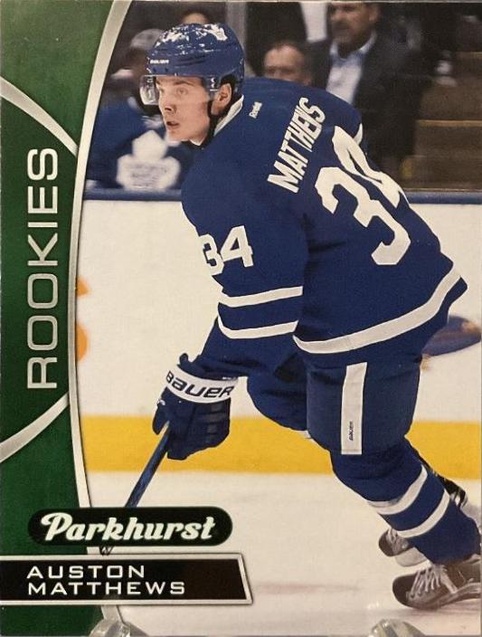 Auston Matthews #PR-10 Hockey Cards 2016 Upper Deck Parkhurst Rookies Previews